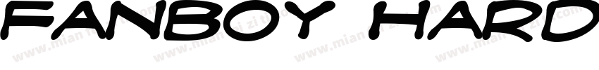 Fanboy Hardcore Bold字体转换